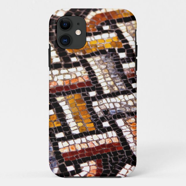 Capa Para iPhone 11 Autumn Roman Mosaic (Verso)