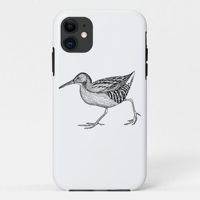 Capa Para iPhone 11 ave animal natureza (Verso)