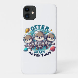 Capa Para iPhone 11 Aventuras no Espaço da Lontra