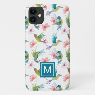Capa Para iPhone 11 Aves e Flores Humanas