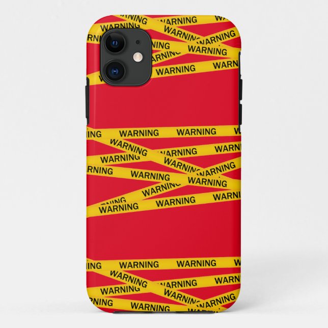 Capa Para iPhone 11 aviso (Verso)