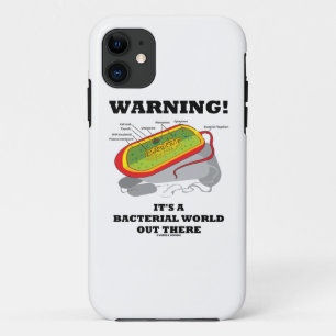 Capa Para iPhone 11 Aviso! É um mundo bacteriano para fora lá