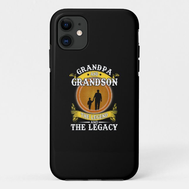 Capa Para iPhone 11 Avô E Avô, A Lenda E O Legado (Verso)