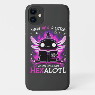 Capa Para iPhone 11 Axolotl Hora das Bruxas - Salamandra