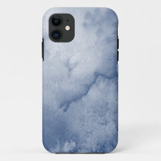 Capa Para iPhone 11 Azul Aquarela