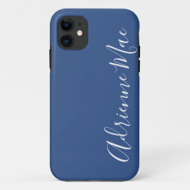 Capa Para iPhone 11 Azul clássico personalizado
