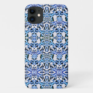 Capa Para iPhone 11 Azul Folha Rolado