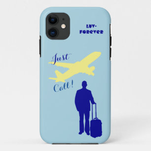 Capa Para iPhone 11 Azul Luv Forever