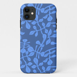 Capa Para iPhone 11 Azul na caixa azul do iPhone do teste padrão da