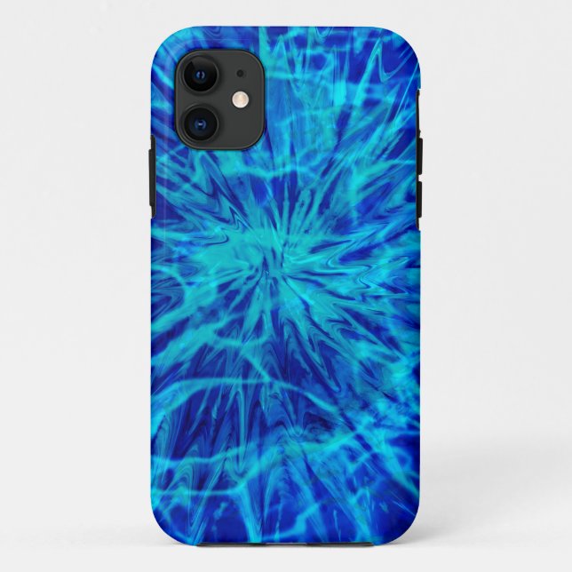 CAPA PARA iPhone 11 AZUL TIE DYE   (Verso)