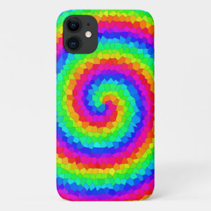 Capa Para iPhone 11 Azulejo de Mosaico Arco-Íris