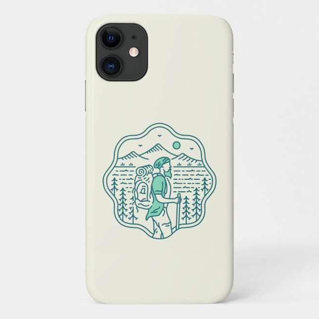Capa Para iPhone 11 Backpacker Adventure 2 (Verso)