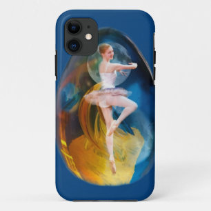 Capa Para iPhone 11 Bailarina na galáxia estrangeira