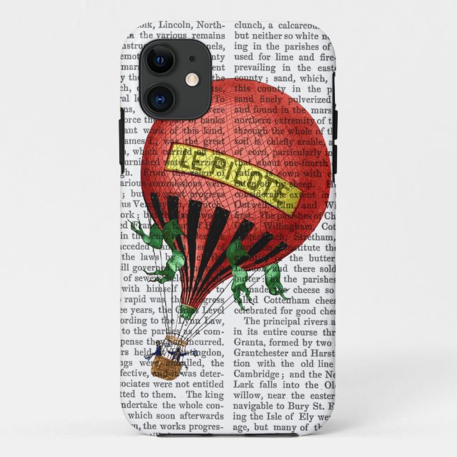 Capa Para iPhone 11 Balão de ar quente Jardin De Tuileries (Verso)