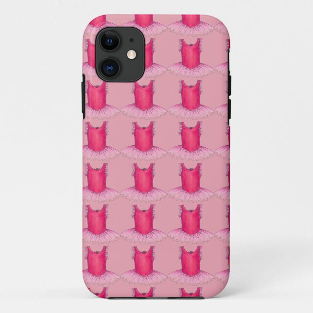 Capa Para iPhone 11 Balé Dancer Ballerina Tutus Pink Smartphone (Verso)