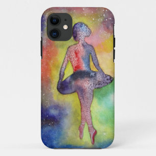 Capa Para iPhone 11 Balé Watercolor iPhone SE + iPhone 5/5S Case
