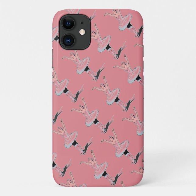Capa Para iPhone 11 Ballerina Rosa Balé (Verso)