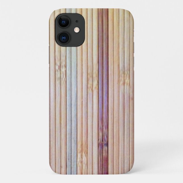 Capa Para iPhone 11 Bambu japonês tingido (Verso)
