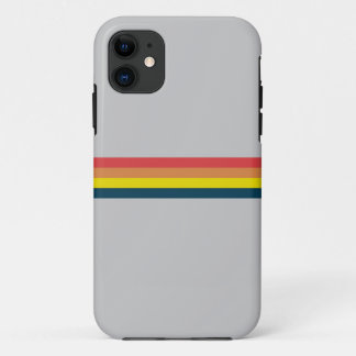 Capa Para iPhone 11 Bandas com faixas retrorreflectoras dos anos 80 e