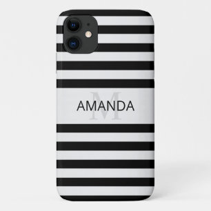 Capa Para iPhone 11 Bandas de ouro de Prata Faux Contemporâneas & Pre