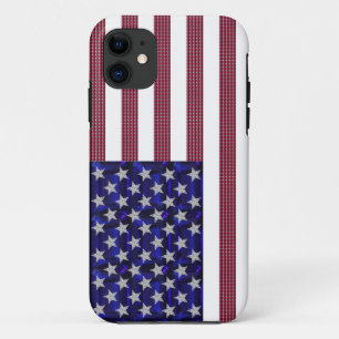 Capa Para iPhone 11 Bandeira Americana