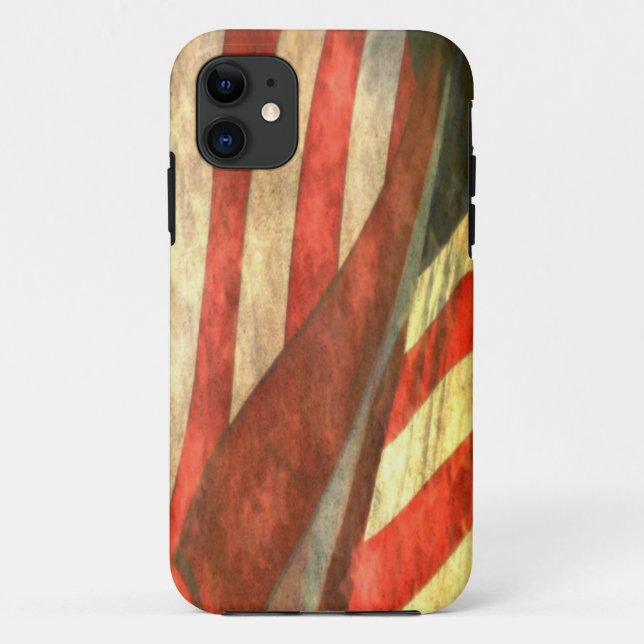 Capa Para iPhone 11 Bandeira Americana Apple (Verso)