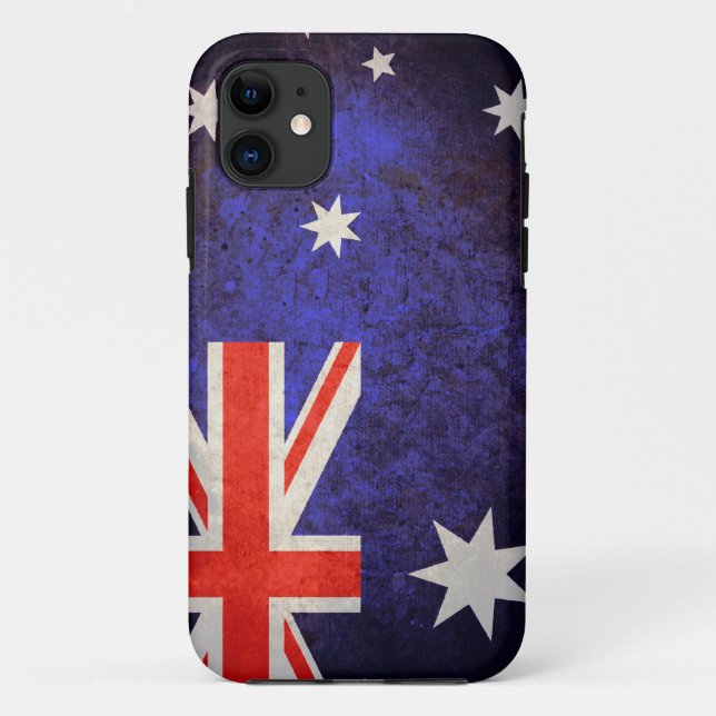 Capa Para iPhone 11 Bandeira australiana (Verso)