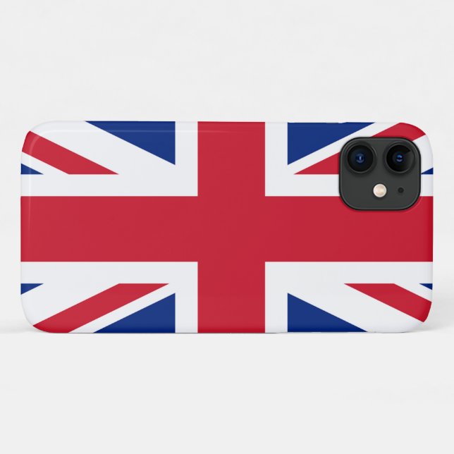 Capa Para iPhone 11 Bandeira Britânica (Verso (horizontal))