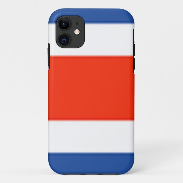Capa Para iPhone 11 Bandeira Costa Rica (Verso)
