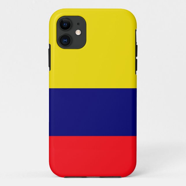 Capa Para iPhone 11 bandeira da Colômbia (Verso)