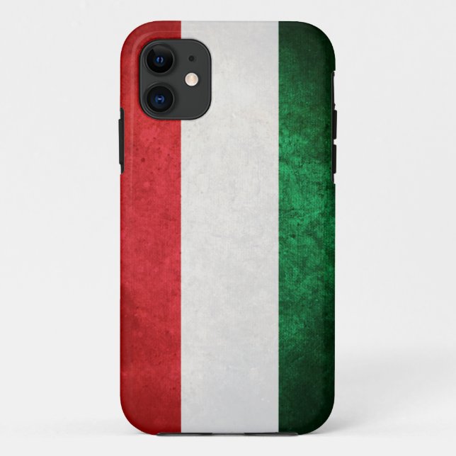 Capa Para iPhone 11 Bandeira da Hungria (Verso)