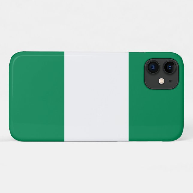 Capa Para iPhone 11 Bandeira da Nigéria (Verso (horizontal))