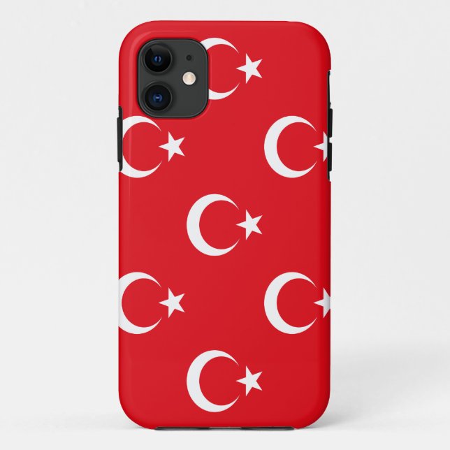 Capa Para iPhone 11 Bandeira da Turquia (Verso)