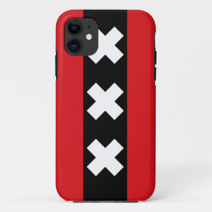 Capa Para iPhone 11 Bandeira de Amesterdã