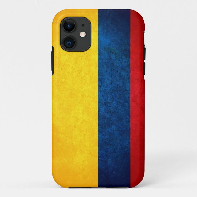 Capa Para iPhone 11 Bandeira de Colômbia (Verso)
