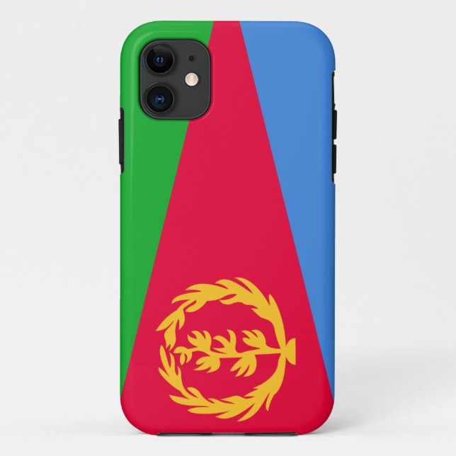 Capa Para iPhone 11 Bandeira de Eritrea (Verso)