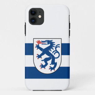 Capa Para iPhone 11 Bandeira de Ingolstadt, Baviera - ALEMANHA