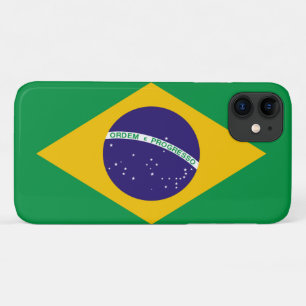 Capa Para iPhone 11 Bandeira do Brasil