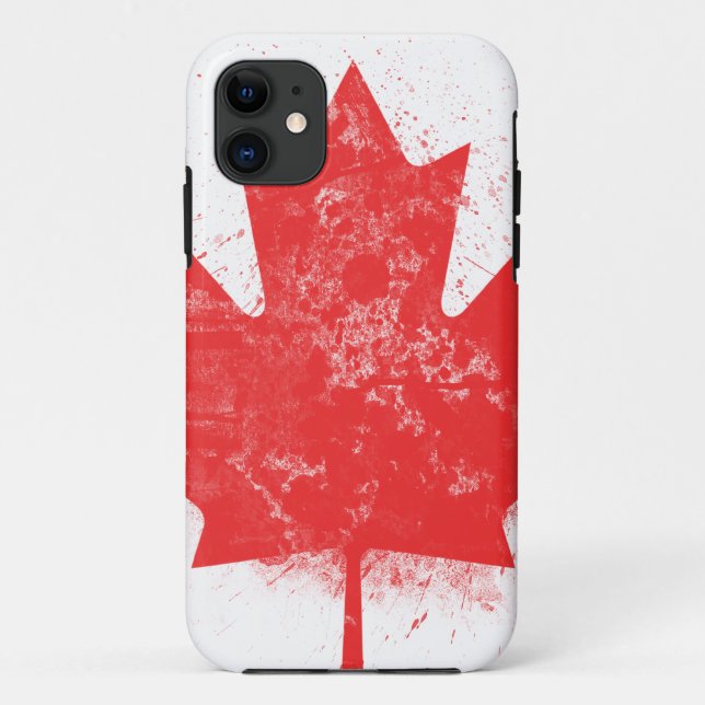 Capa Para iPhone 11 Bandeira do Canadá (Verso)