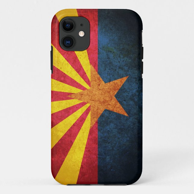 Capa Para iPhone 11 Bandeira do estado da arizona (Verso)
