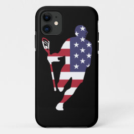 Capa Para iPhone 11 Bandeira do Lacrosse IRH E.U.