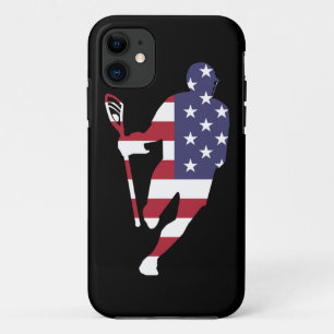 Capa Para iPhone 11 Bandeira do Lacrosse IRH E.U.