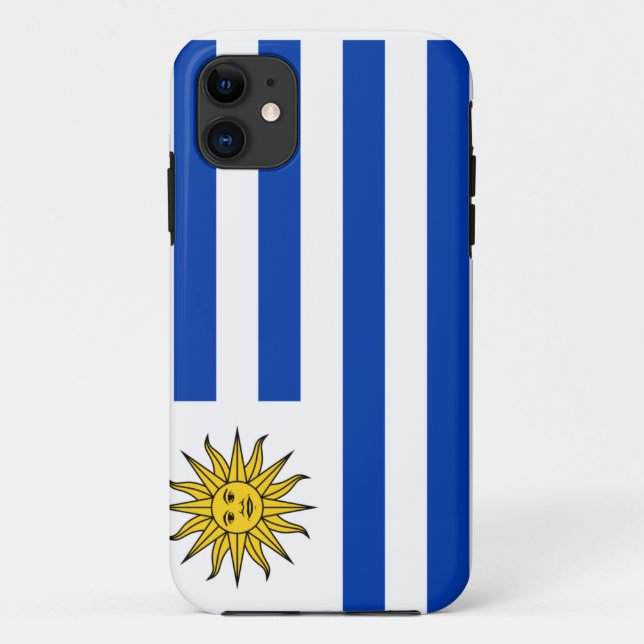 Capa Para iPhone 11 Bandeira do Uruguai (Verso)