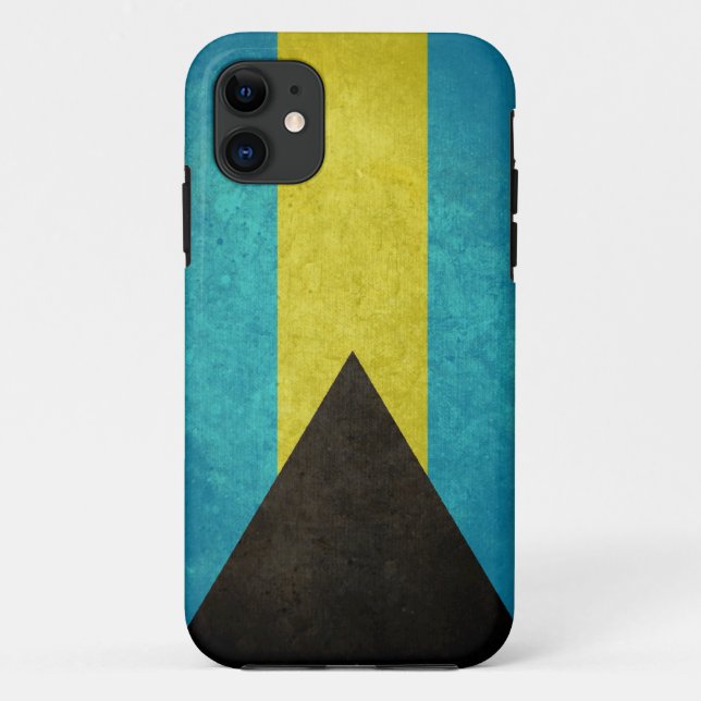 Capa Para iPhone 11 Bandeira dos Bahamas (Verso)