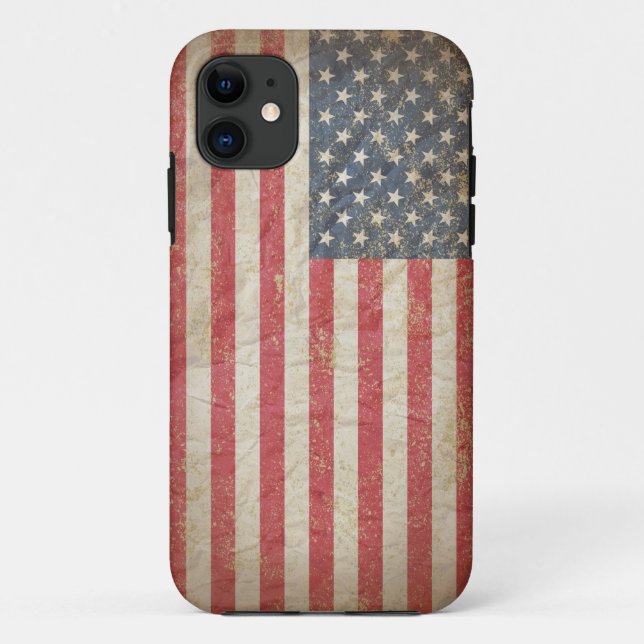 Capa Para iPhone 11 Bandeira dos EUA (Verso)