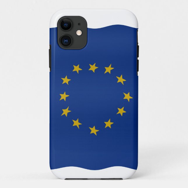 Capa Para iPhone 11 bandeira europeia (Verso)