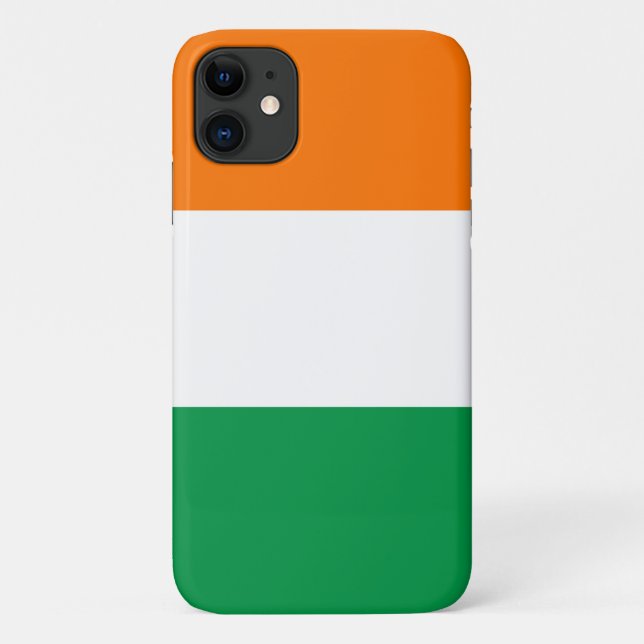 Capa Para iPhone 11 Bandeira irlandesa (Verso)
