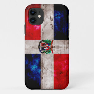 Capa Para iPhone 11 Bandeira resistida da República Dominicana