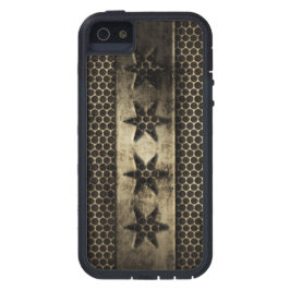 Capa Para iPhone 11 Bandeira suja de Chicago do metal