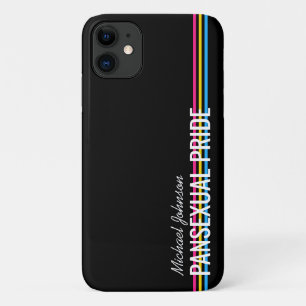 Capa Para iPhone 11 Bandeiras Pansexuais Personalizadas